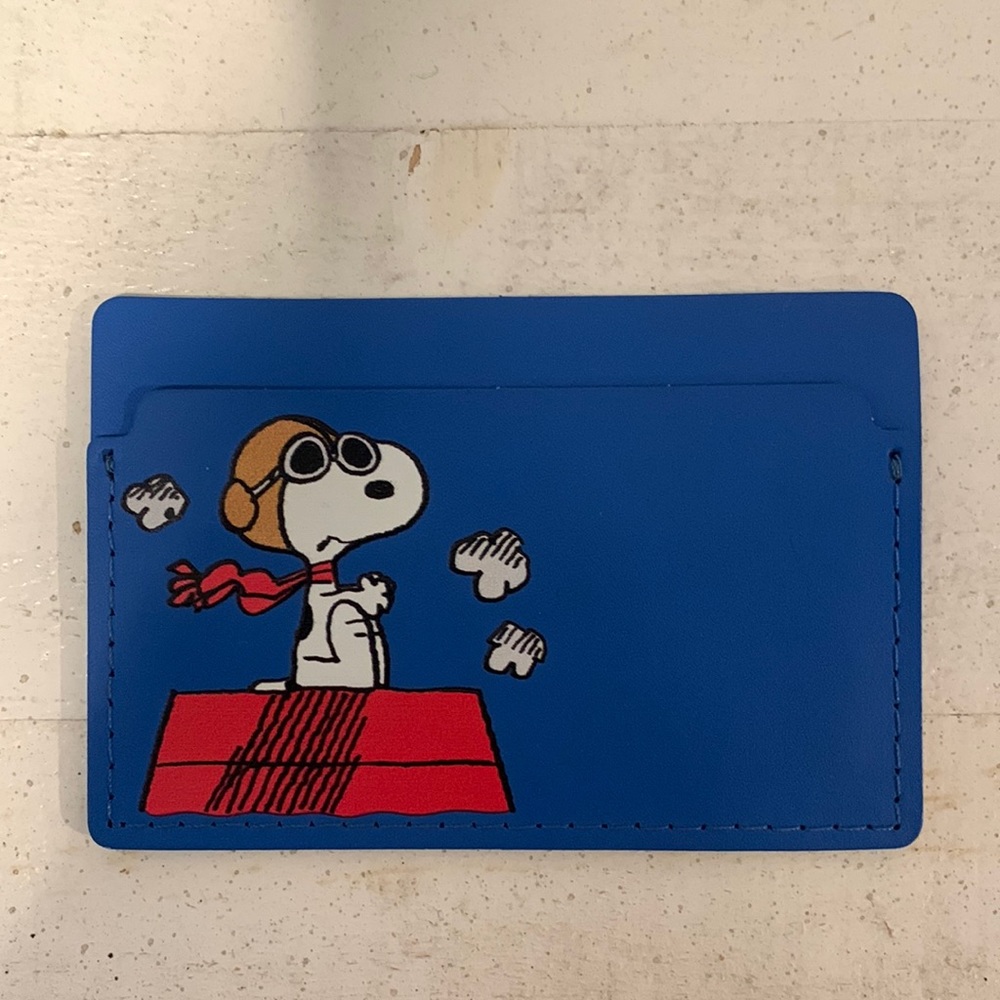 Snoopy Red Baron credit card holder